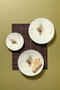 Hermia Lenta Toi 4 TT 15 Set de 4 Platos de Postre Multicolor de Porcelana